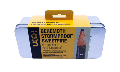 UCO Behemoth Stormproof Sweetfire Firestarter 9-Pack MT-BEHEMOTH