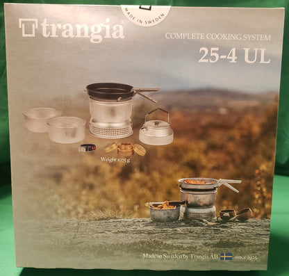 Trangia Storm Cooker 25-4 UL Non-Stick Fry Pan Stove Cook Set BF140254