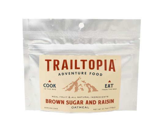 Trailtopia Brown Sugar & Raisin Oatmeal 1 Serving