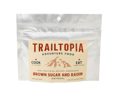 Trailtopia Brown Sugar & Raisin Oatmeal 1 Serving