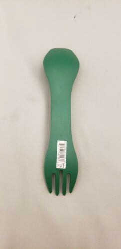 Humangear GoBites Uno Spoon/Fork Combo Utensil Med. Green OEM - Sturdy BPA-Free