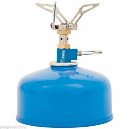 Olicamp Ion Micro Titanium Ultralight Gas Stove & Alum Space Saver Mug Combo