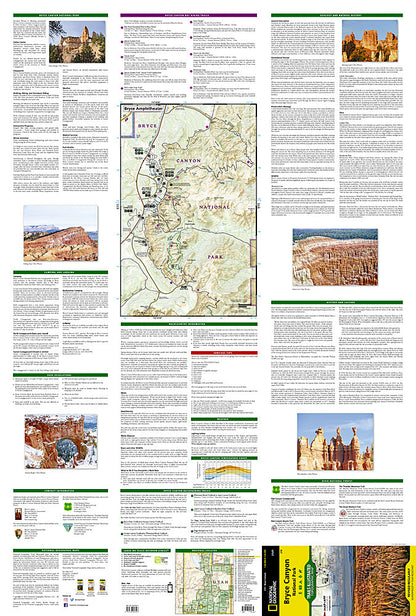 National Geographic Trails Illustrated Utah Bryce Canyon National Park Map TI00000219