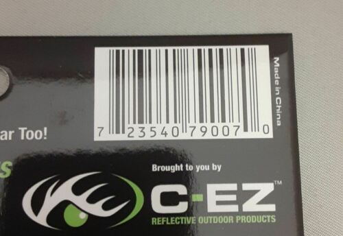 C-EZ Highly Reflective Numbered Wraps 1-Window 12-Arrow 9-Treestand Black/Green