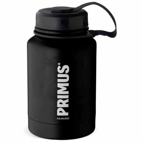 Primus SS TrailBottle 0.5L/16.9oz Vacuum Insulated Hot/Cold Trail Bottle Black