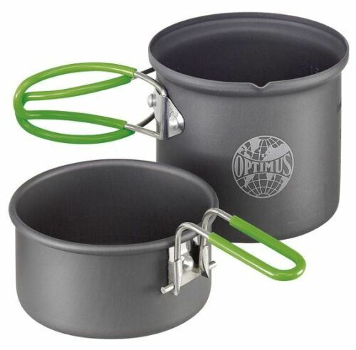 Optimus Crux Lite Butane Gas Canister Stove w/Terra Solo Cook Set 8019749
