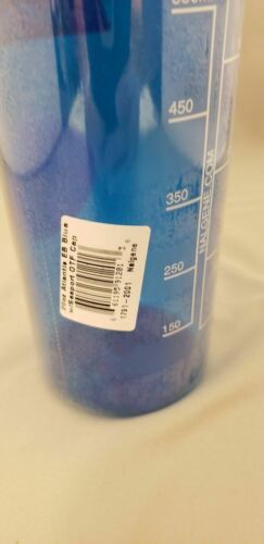 Nalgene Atlantis Wide Mouth 20oz Water Bottle Blue w/Blue OTF Cap - BPA Free