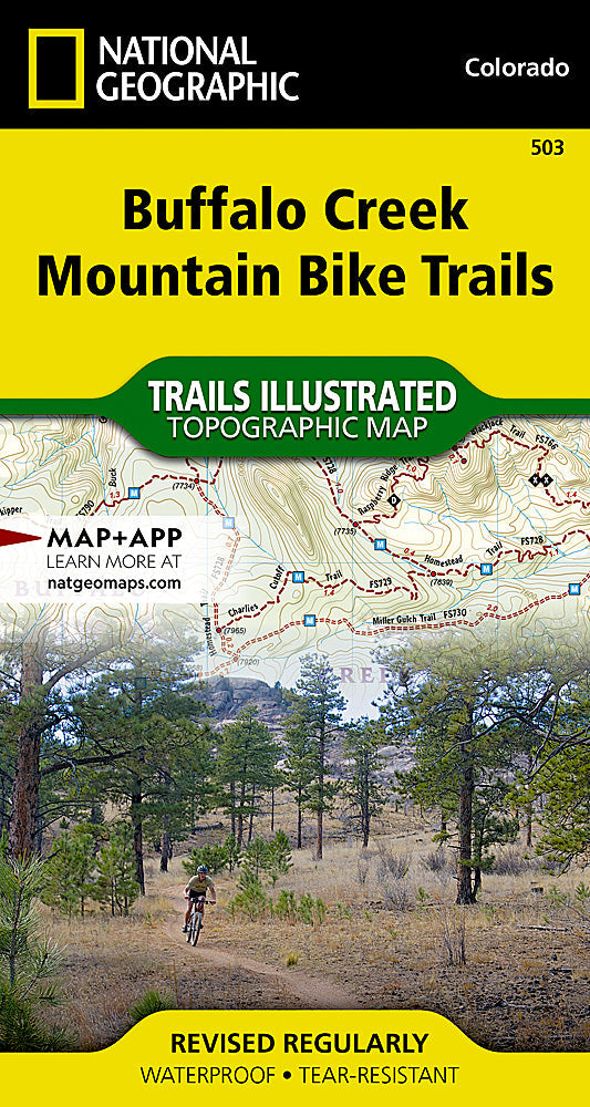 National Geographic Trails Illustrated CO Buffalo Creek Mtn Bike Trail Map TI00000503