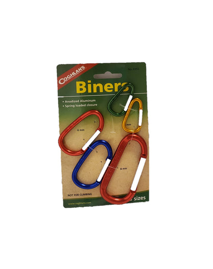 Coghlan's Multi-Pack Biners 5 Carabiners Backpacking Coghlans Model 0355