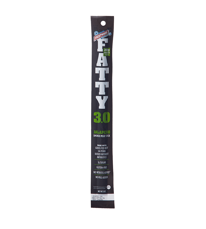 Sweetwood Smokehouse Fatty Meat Stick Jalapeno 3 oz