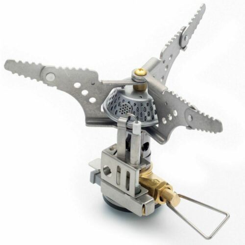 Kovea Titanium Ultralight Piezo Ignition Tiny Gas Canister Backpacking Stove