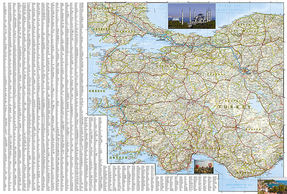 National Geographic Adventure Map Turkey AD00003018