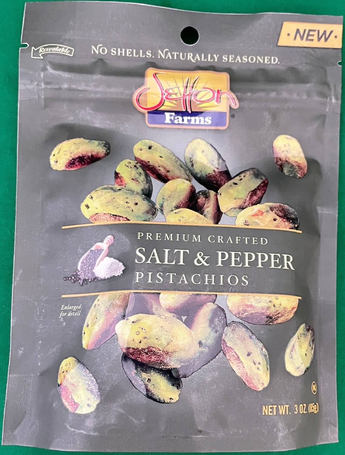 Setton Farms Pistachios Salt & Pepper Kernels 3 oz