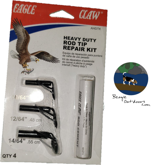 Eagle Claw Heavy Duty Rod Tip Repair Kit AHDTK