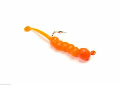 Celsius Ice Sprout 1/32 Jig head with Tail Orange CE-SPT32ORG Fishing Lure 3-PK