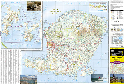 National Geographic Adventure Map Bali/Lombok/Komodo AD00003005