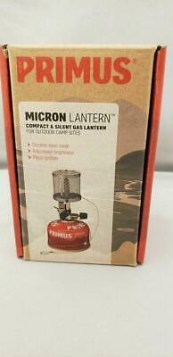 Primus Micron Gas Lantern - Compact-Lightweight-Steel Mesh Globe-Piezo Ignition