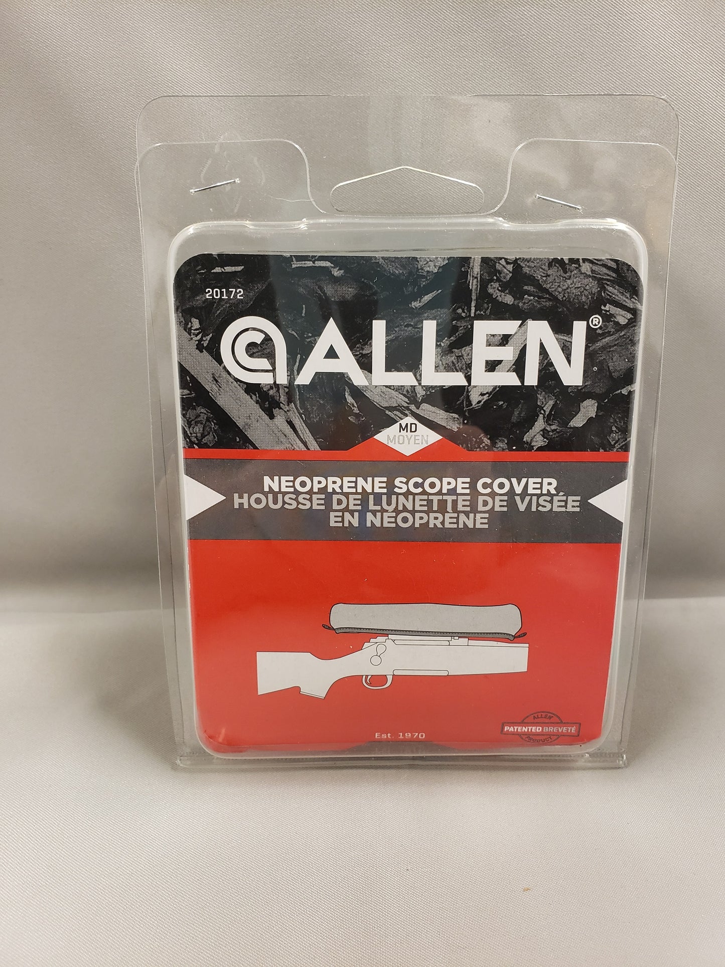 Allen Neoprene Scope Cover Reversible Camo & Black - Size M 20172