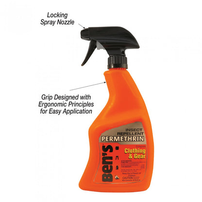 Ben's Clothing and Gear Permethrin 24oz Pump Spray 0006-7601