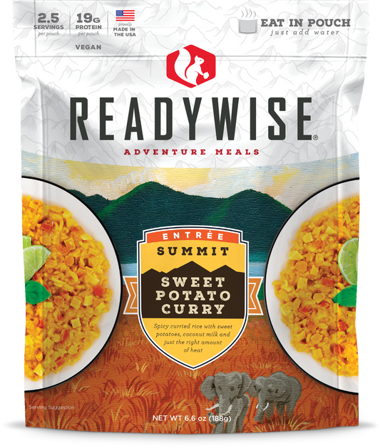 ReadyWise Summit Sweet Potato Curry 2.5 Servings