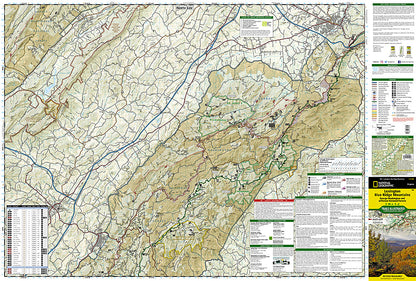 National Geographic Trails Illustrated VA Lexington Blue Ridge Mountains Map TI00000789