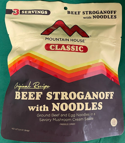 Mountain House Classic Beef Stroganoff w/Noodles 54119