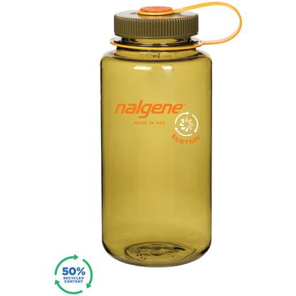 Nalgene Wide Mouth 32 oz Sustain Bottle Olive 2020-0232