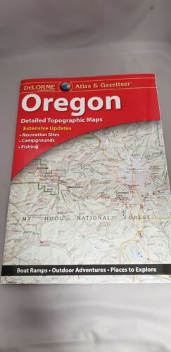 Delorme Oregon OR Atlas & Gazetteer Map Newest Edition Topographic / Road Maps