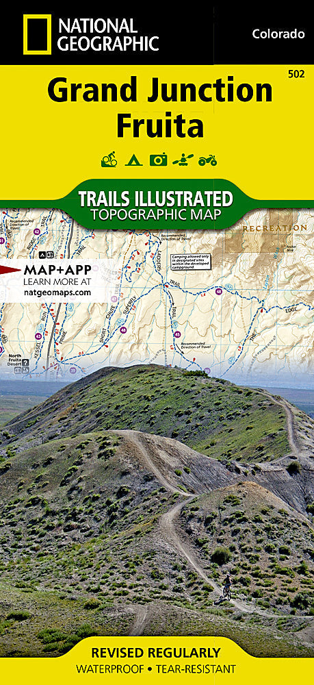 National Geographic Trails Illustrated Colorado Grand Junction / Fruita Map TI00000502