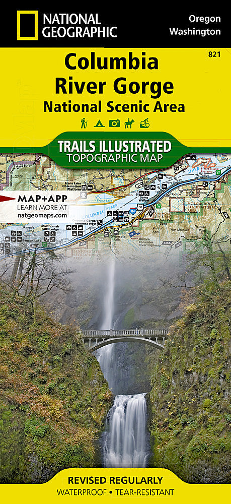 National Geographic Trails Illustrated OR/WA Columbia River Gorge Natl Area TI00000821