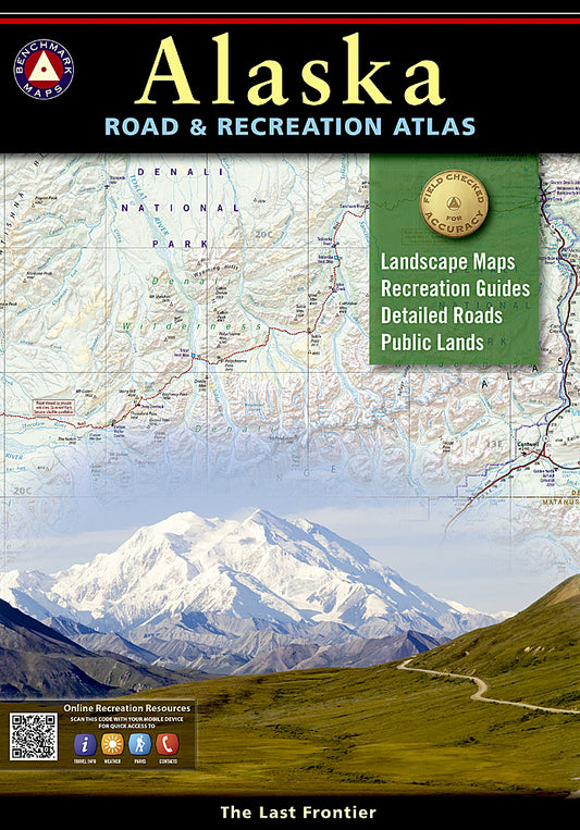 National Geographic Alaska AK Benchmark Road & Recreation Atlas BE0BENAKAT