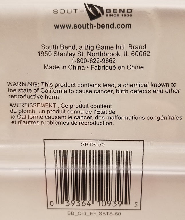 South Bend Fishing 50lb Hand-Held Spring Scale