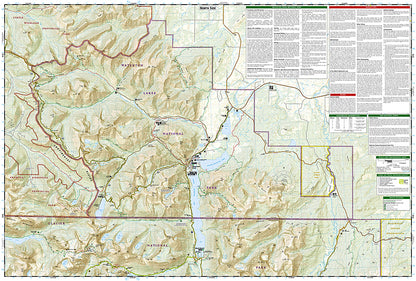 National Geographic MT Glacier Waterton Map Bundle TI01020577B