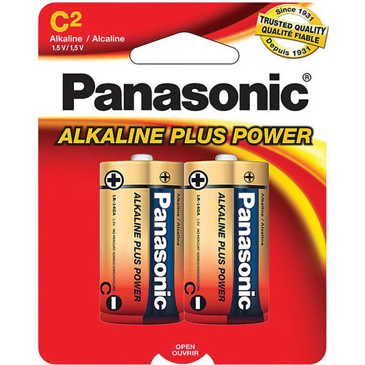 Panasonic Alkaline Plus Power C 2-Pack