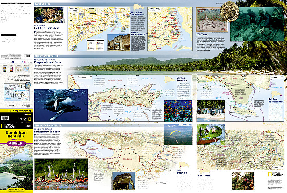 National Geographic Adventure Map Dominican Republic AD00003102