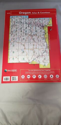 Delorme Oregon OR Atlas & Gazetteer Map Newest Edition Topographic / Road Maps